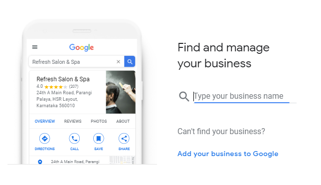 Google my business