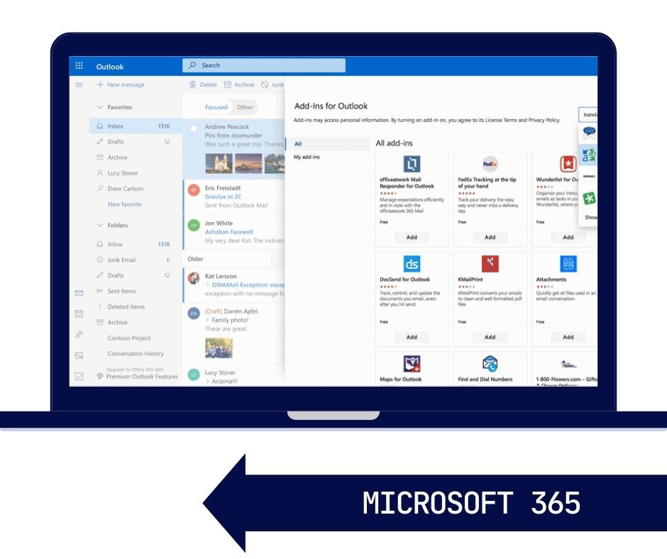 business email - microsoft365